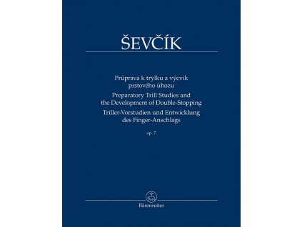 24556 pruprava k trylku a vycvik prstoveho uhozu op 7 sevcik