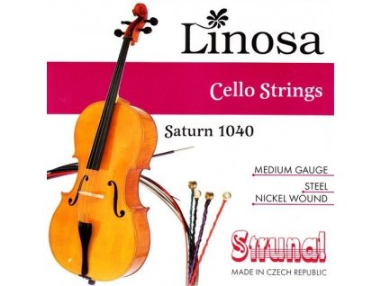 Struny na violoncello Linosa Saturn 1040