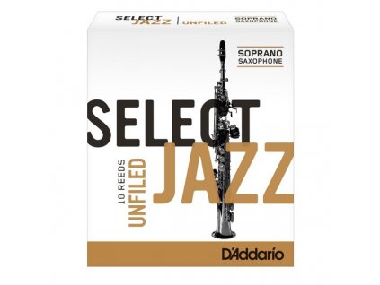 Plátek na sopránový saxofon RICO Select Jazz č.2S Unfiled