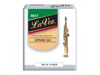 Rico La Voz Medium Soft - Plátek pro soprán saxofon