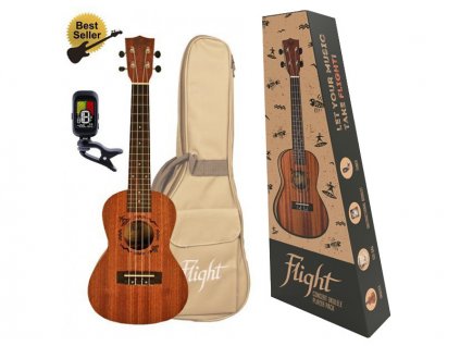 Ukulele koncertní FLIGHT NUC310 PACK