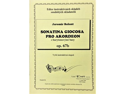 32311 jaromir bazant sonatina giocosa pro akordeon op 67b