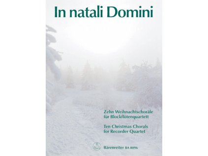 33613 in natali domini vanocni choraly pro 4 zobcove fletny