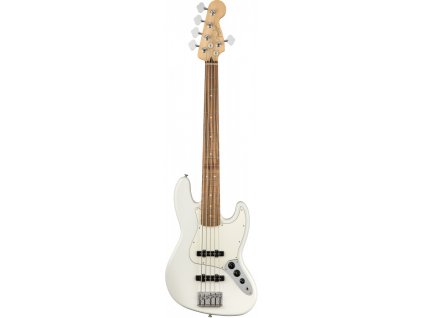 Baskytara FENDER Player Jazz Bass Pau Ferro White 5 Strun