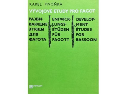 35233 vyvojove etudy pro fagot karel pivonka