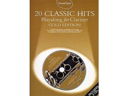 35632 1 20 classic hits playalong for clarinet gold edition 2 cd