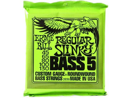 Struny na basovou kytaru Ernie Ball Regular Slinky Bass 5