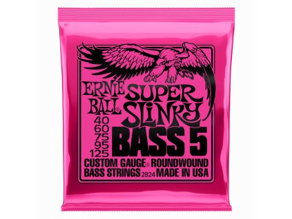 Struny na basovou kytaru Ernie Ball Super Slinky Bass 5