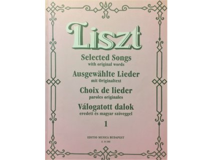 36172 selected songs 1 with original words ferenc liszt