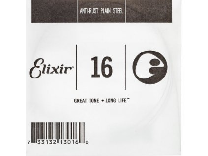 Struna kusová Elixir .016 Plain Steel