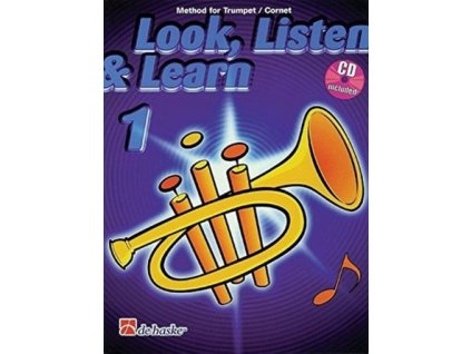 38761 noty na trubku look listen learn 1 trumpet cornet cd