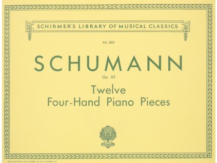 39151 noty na klavir schumann twelve four hand piano pieces