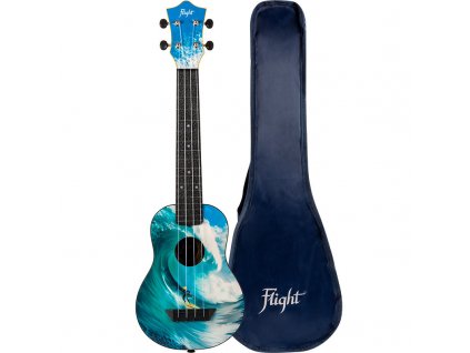 Ukulele sopránové FLIGHT TUSL25 Surf Travel, Longneck