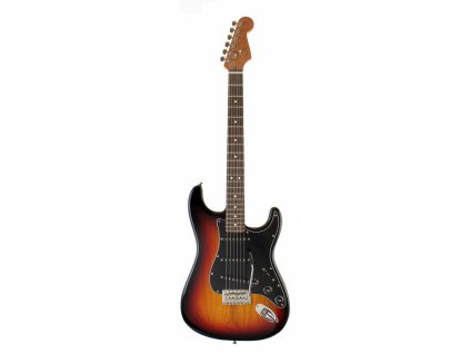 Elektrická kytara FENDER American Ash Strat RW 3-Tone SB