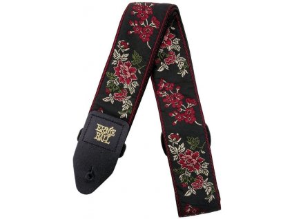 Kytarový popruh Ernie Ball 4142 Polypro Jacquard Strap - Red