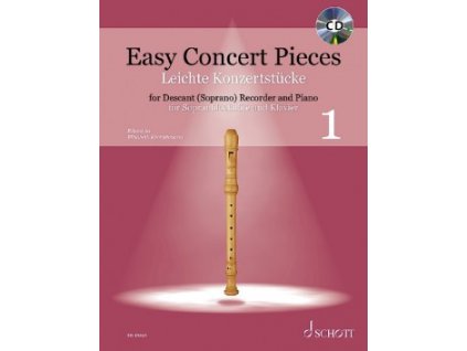 40486 skola hry pro zobcovou fletnu easy concert pieces 1