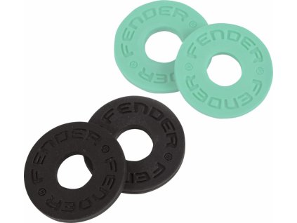 Zámky na popruh Fender Strap Blocks - Black, Surf Green