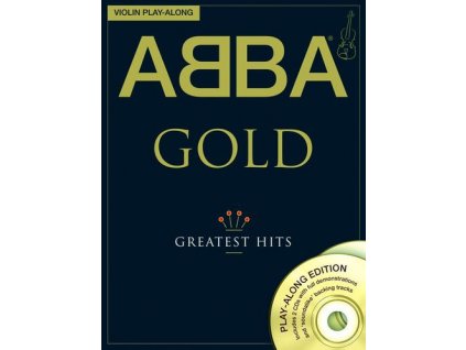 41416 1 abba gold violin play along cd noty na housle