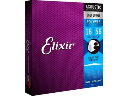 Struny Elixir 11125 Polyweb Resonator