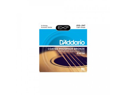 41680 struny na 12 strunnou akustickou kytaru d addario exp38