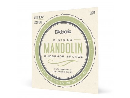 Struny pro mandolínu Daddario EJ75 15-41