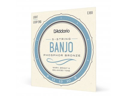 Struny na banjo D'Addario EJ69 9-20