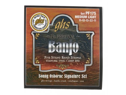 Struny na banjo GHS PF 175 11-22