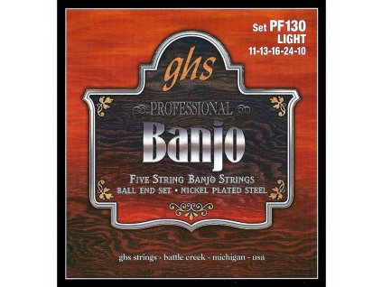 Struny na banjo GHS PF 130 10-22