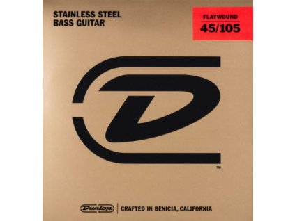 DUNLOP DBFS45105S FLATWOUND BASS 45-105