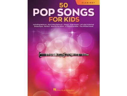 42567 50 pop songs for kids noty na klarinet