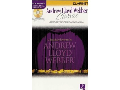 44133 hal leonard corporation andrew lloyd weber classics cd klarinet