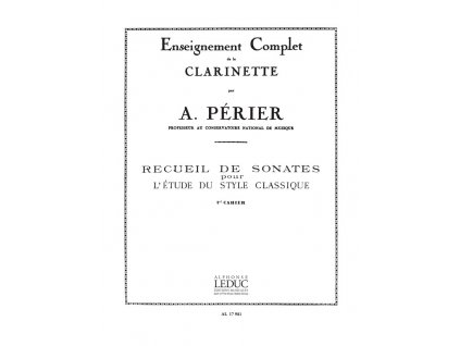 45684 noty pro klarinet recueil de sonates vol 1