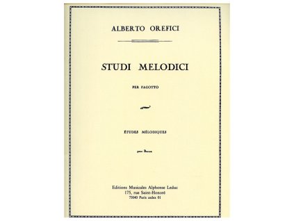 45738 noty pro fagot studi melodici