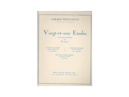 45825 noty pro trombon 21 etudes