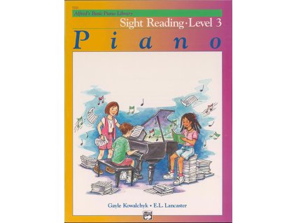 46158 noty pro piano alfred s basic piano library sight reading book 3