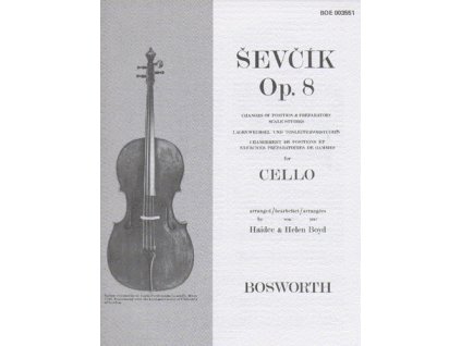 46452 noty pro cello changes of position prep scale studies op 8