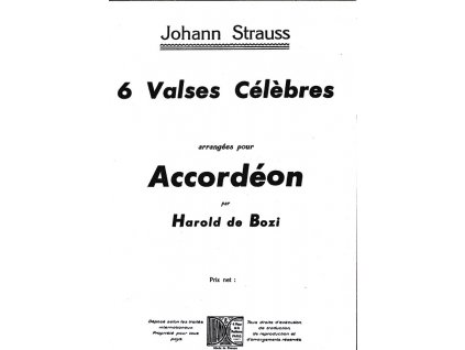 47439 noty akordeon 6 valses accordeon