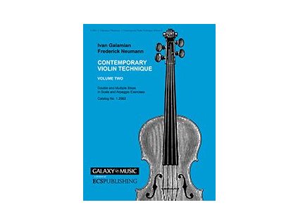 47859 noty pro housle the galamian contemporary violin technique vol 2