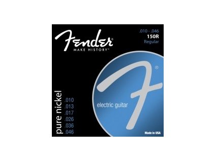 Fender Original 150 Guitar Strings, Pure Nickel Wound, Ball End, 150R .010-.046