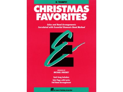 51588 noty pro trubku essential elements christmas favorites trumpet