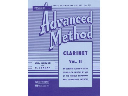51639 noty pro klarinet rubank advanced method clarinet vol 2