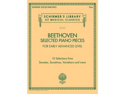 52074 noty pro piano beethoven selected piano pieces