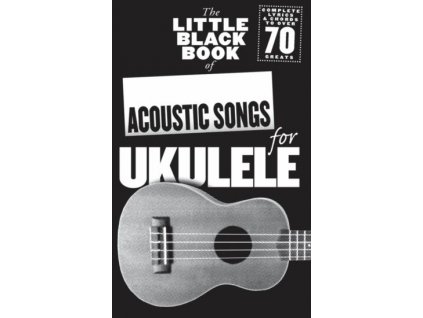 53292 noty pro ukulele the little black book of acoustic songs ukulele