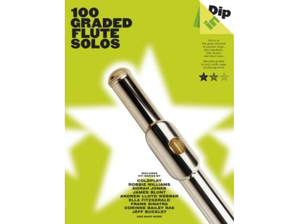 53895 noty pro fletny dip in 100 graded flute solos