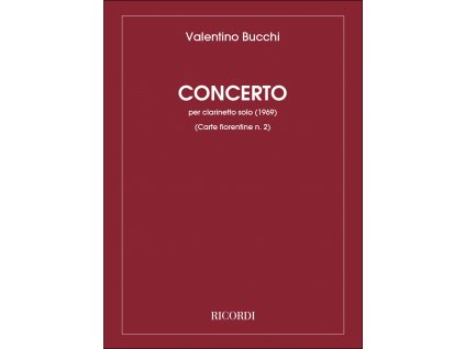 55134 noty pro klarinet concerto per clarinetto solo