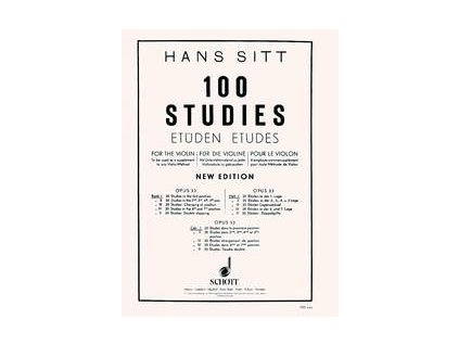 55509 noty pro housle 100 studies etuden etudes opus 32 vol 1