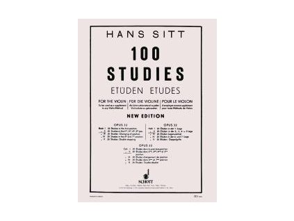55512 noty pro housle 100 studies etuden etudes opus 32 vol 2