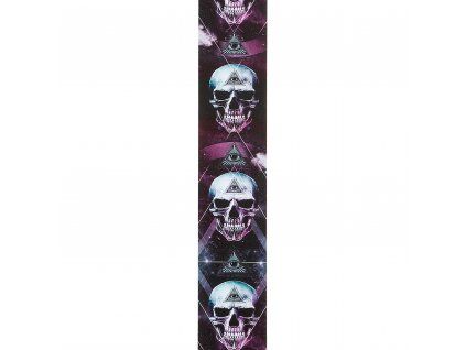 D'Addario Alchemy Leather Guitar Strap, Dark Synth