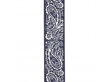 D'Addario Woven Guitar Strap, Paisley, Blue