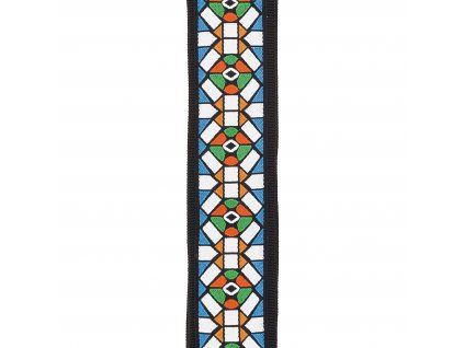 D'Addario Woven Guitar Strap, Stained Glass